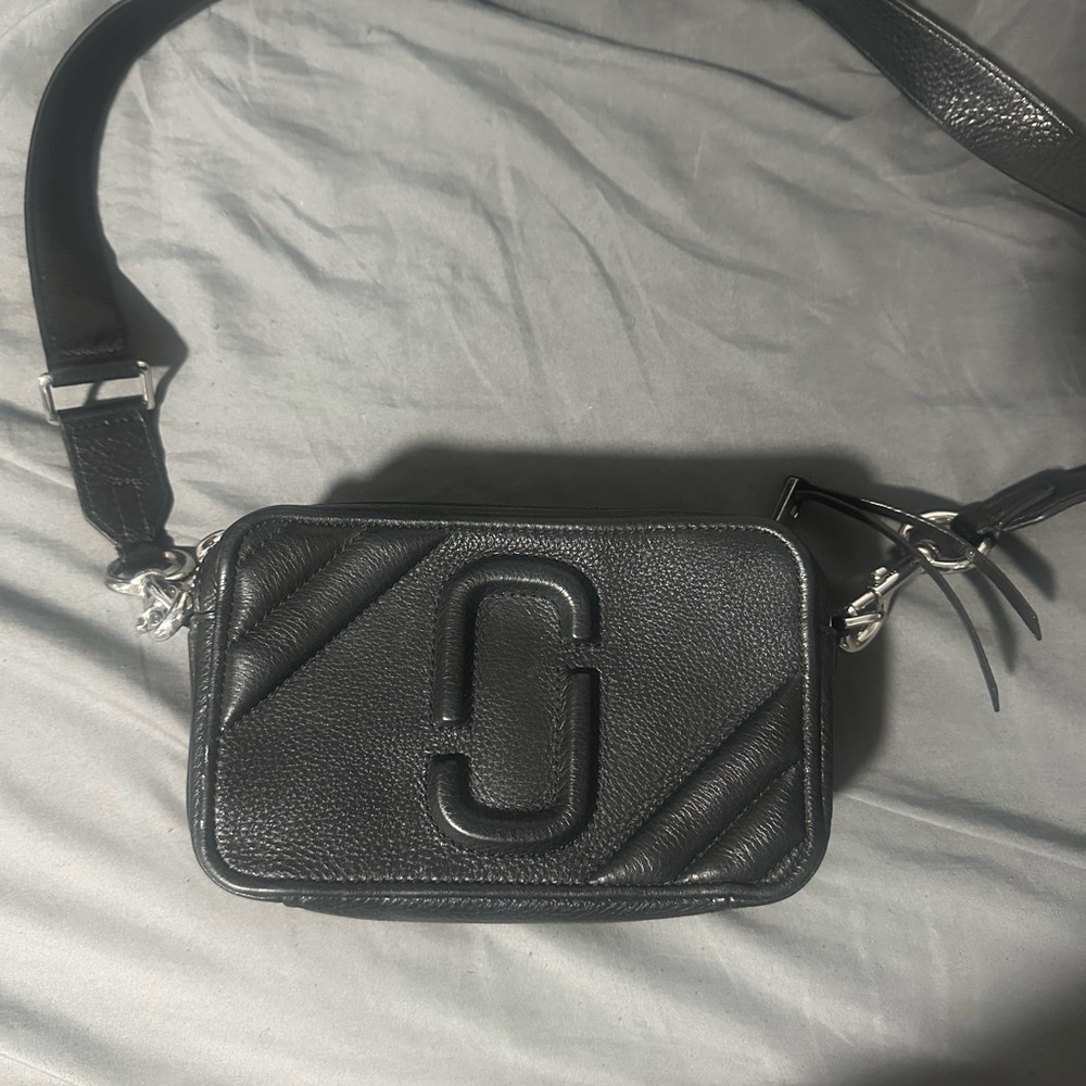 Mark Jacobs Black Leather Crossbody Bag